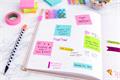 Self-adhesive notepad, 76x76 mm, 450 sheets, 3M POSTIT, assorted colors